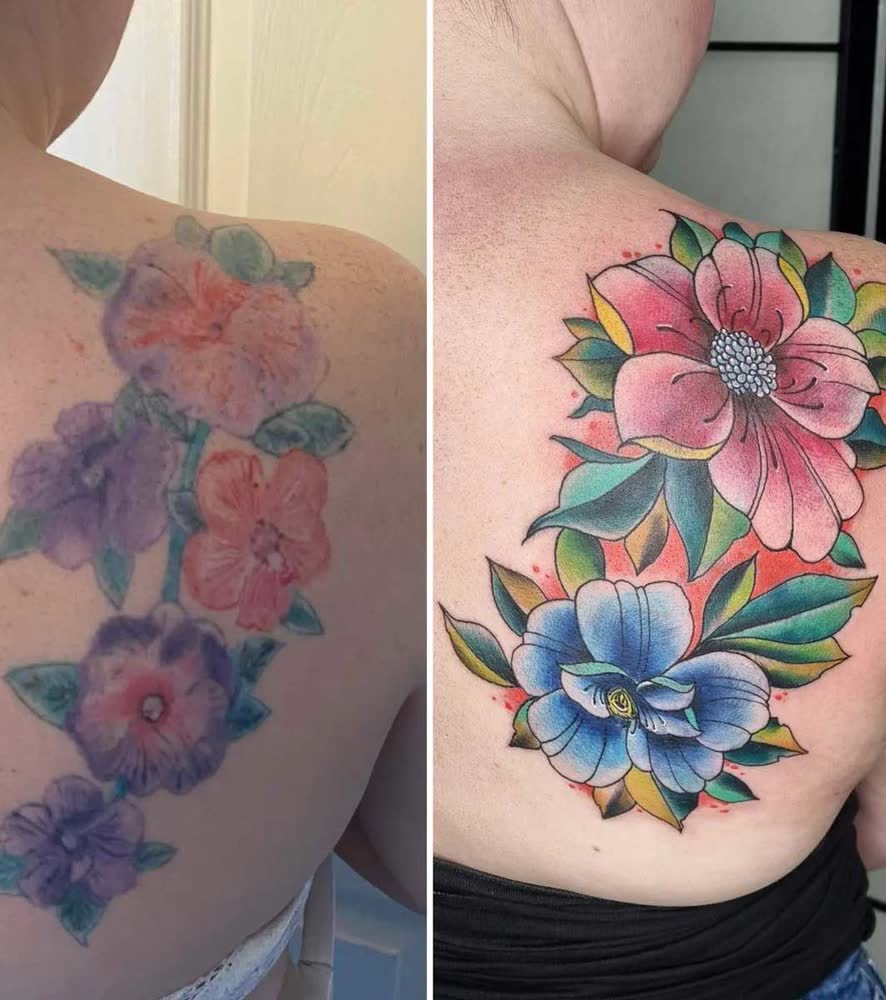 Trabajo de cover up de Richi Ferreira